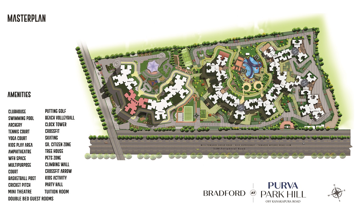 Puravankara Park Hill Apartments On Kanakapura Main Main Road Bangalore